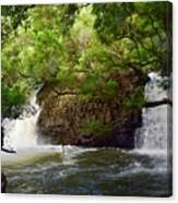 Twin Falls, Hana, Maui Canvas Print