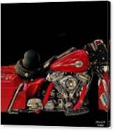 Harley Davidson Time Canvas Print