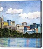 Hartford Skyline Canvas Print
