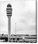 Hartsfield Jackson Atlanta International Airport Control Tower Canvas Print