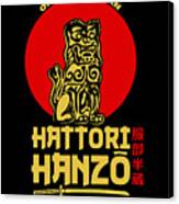 Hattori Hanzo Fitted Scoop Canvas Print