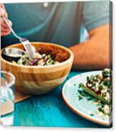 Healthy Food For Lunch Canvas Print