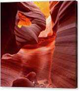 Heart Of Antelope Canyon Canvas Print