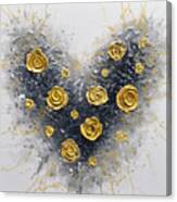 Heart Of Gold Canvas Print