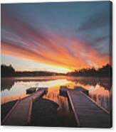 Hell On A Finnish Lake Canvas Print