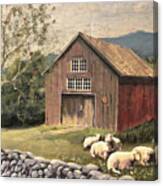 Henry Gould Road Barn 2 Canvas Print