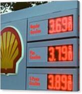 High Gas Prices Canvas Print