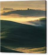 Hilly Tuscany Valley Canvas Print