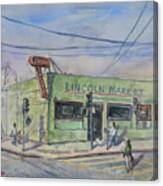 Historic Lincoln Market Alameda Canvas Print