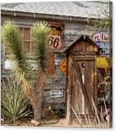 Historic Route 66 - Outhouse 1 Canvas Print