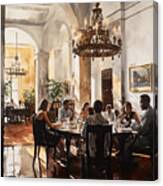 Historic Venetian Dining Room In Hot Springs Canvas Print