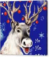 Ho Ho Reindeer Canvas Print