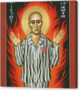 Holy Priest Anonymous One Of Sachsenhausen 013 Canvas Print