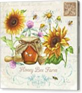 Honey Bee Farm A Canvas Print