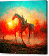 Horses #3 Canvas Print
