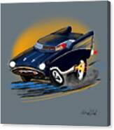 Hot Rod 57 Chevy Bel Air Canvas Print