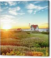 House Near - East Boothbay, Me 04544, Usa, Boothbay, United States Canvas Print