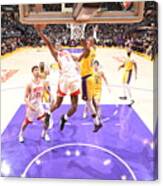 Houston Rockets V Los Angeles Lakers Canvas Print