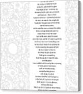 How Great Is Our God - Poetry Canvas Print