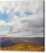 Hudson Highlands Autumn Mountain Top Canvas Print