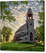 Hurricane Lake Lutheran Church In Pierce County Nd Canvas Print