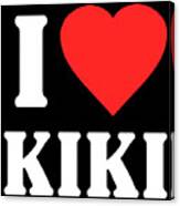 I Love Kiki Canvas Print