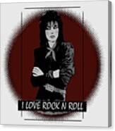 I Love Rock N Roll Canvas Print