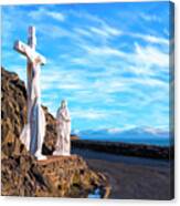 I Met Jesus On The Slea Head Road In Ireland Canvas Print