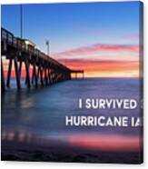 I Survived Hurricane Ian Canvas Print