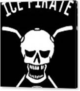 Ice Pirate Hockey Canvas Print
