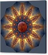 Icehenge Lunar Eclipse Mandala Canvas Print