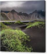 Iceland - Stokksnes And The Vestrahorn Canvas Print