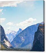 Yosemite Iconic Tunnel View Canvas Print