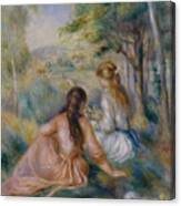 In The Meadow, 1888-1892 Canvas Print