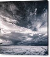 Infrared Storm Clouds Canvas Print