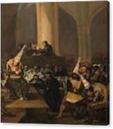 Inquisition Scene 1808 Canvas Print