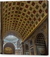 Interior Of Basilica Of Sant Andrea In Mantua Canvas Print