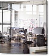 Interior Of Open Office Canvas Print
