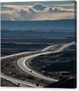 Interstate 70, Grand County, Utah Canvas Print