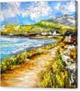 Irish Landscape Paintings  County Clare Ireland Canvas Print
