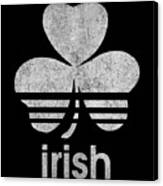 Irish Logo Retro Canvas Print