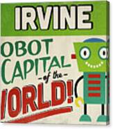 Irvine California Robot Capital Canvas Print