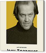 Jack Nicholson The Shining Canvas Print