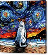 Jack Russel Terrier Night 2 Canvas Print