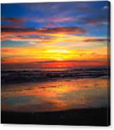 Jacksonville Beach Sunrise Canvas Print