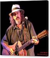 James Mcmurtry Live On Stage Canvas Print