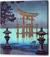 Japan, Autumn Rain Canvas Print