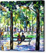 Jardin Des Tuileries, Paris Canvas Print