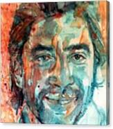 Javier Bardem Portrait Canvas Print