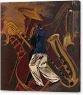 Jazzin Man Canvas Print